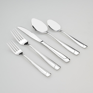 Juego de cubiertos de vajilla para fiestas de Hotel, juego de cuchillos de tenedor de acero con espejo, juego de cubiertos Vintage para uso en la cena del hogar, 5 uds. - Product Image 5