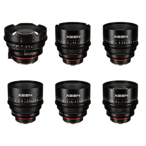 Ensemble de 6 objectifs cinéma Rokinon Xeen 14 24 35 50 85 135 mm (Canon EF) pour appareil photo - Product Image 1