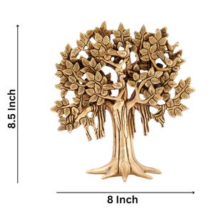 Đồng kalpavriksha cây showpiece (8.5 inch, 1.22 kg) cây của cuộc sống-Trang trí Nhà-Món quà cho sự may mắn <span class=keywords><strong>vastu</strong></span> và phong thủy - Product Image 2