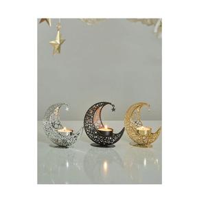 ของตกแต่งเทศกาลรอมฎอน โต๊ะอีดมูบาร็อค เทียน ดวงจันทร์ ดาว ของประดับบนโต๊ะ ที่วางเทียนรอมฎอน - Product Image 5