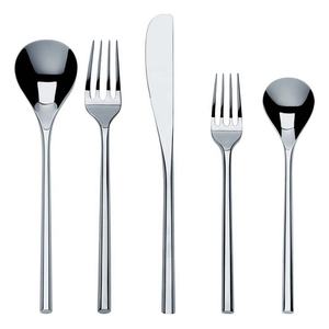 Cubiertos Reutilizables Personalizar Nuevo Diseño Mango Acero Inoxidable Plata Níquel Color Personalizado Logo Lujo Hotel Boda Cubiertos - Product Image 2