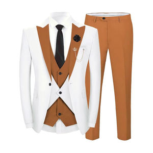 Trajes de Blazer Modernos de Alta Calidad para Hombre, Estilo Boda, Cierre de Botones y Cremallera, Pantalones con Cierre, Talla XL, Antiestático - Product Image 4