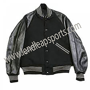 Personnalisable Vintage College Hommes Hiver Stand Collar Varsity Jackets Baseball Crop Jackets pour l'école et les équipes Varisty - Product Image 1