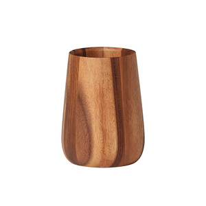 Porte-cuillère en bois fait main avec 4 trous en forme de cœur Accessoire de cuisine en silicone et bois d'acacia naturel pour la cuisson de l'eau polie - Product Image 6