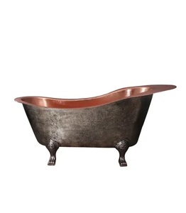 อ่างอาบน้ำทองแดงสีม่วงดีไซน์ดั้งเดิมสำหรับบ้าน โรงแรม ร้านอาหาร ผลิตด้วยมือ คอลเลคชั่นคุณภาพ รุ่น 14106 - Product Image 5