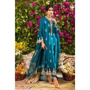 Conjunto de Camisa y Dupatta de Chifón para Primavera/Verano - Product Image 4
