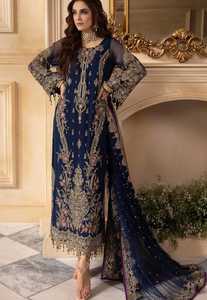 Vestido Shalwar Qameez de boda con bordado pesado para madre de novia moderno y elegante de AA IMPEX - Product Image 3