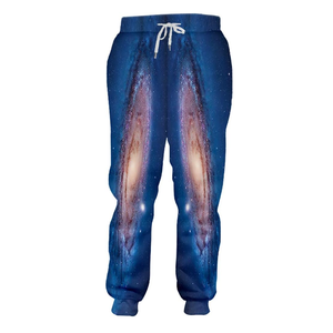 100% poliéster logotipo personalizado diseño sublimación lienzo recto gimnasio Fitness correr todo impreso alta calidad Joggers - Product Image 5