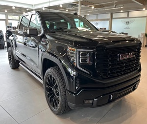 Offre promotionnelle : GMC Sierra 3.0 Eleva tion 2023 d'occasion, couleur noir/blanc, faible kilométrage - Product Image 1