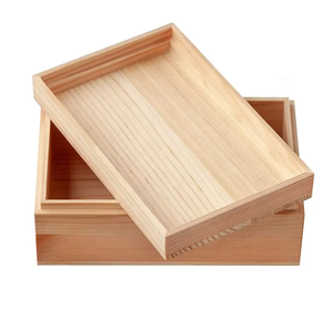 Cajas de almacenamiento de madera y bambú sin terminar personalizadas al por mayor, varias formas, alta calidad - Product Image 1