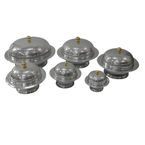 Fournitures de service de restaurant de fête de mariage d'hôtel à la maison casseroles chaudes avec poignée en métal pour servir la marmite chaude de stockage - Product Image 5