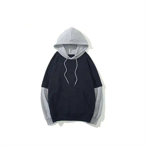 Sudaderas con capucha con estampado personalizado al por mayor de alta calidad fabricantes sudaderas recortadas calle hombres Sudadera con capucha con estampado - Product Image 6