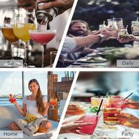 Mini shakers à cocktail en acier inoxydable pour outils de bar, passoire intégrée étanche pour barman, 500ml en vrac, logo personnalisé, vente en gros