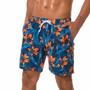 Short de plage pour homme avec logo personnalisé Short de bain pour homme Pantalon court de course à pied pour homme Short de surf uni - Product Image 2