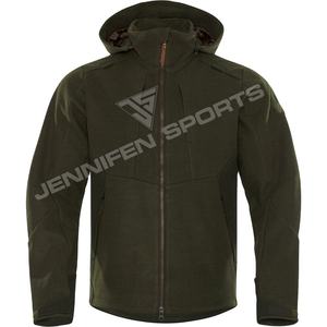 Ropa de Caza de Invierno para Exteriores, Chaqueta Ligera de Plumón, 100% Lana, con Capucha, Chaqueta de Caza Resistente al Viento - Product Image 1