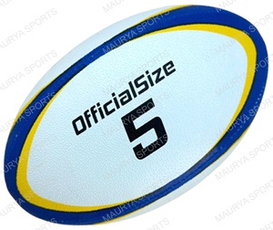 Pelota de Rugby NRL promocional de alta calidad con impresión totalmente personalizada directa de fábrica a precios al por mayor - Product Image 6