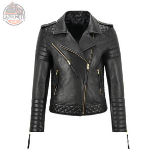 Chaqueta de moto de cuero para hombre de calle alta diseño único de alta calidad 100% cuero genuino transpirable impermeable motocicleta - Product Image 5