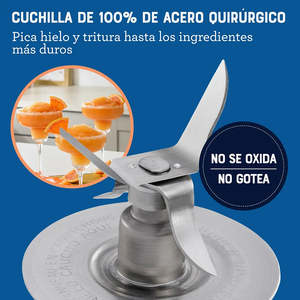 Oster KALIMAN Mod BLSTKAP-WRD-013 miscelatore resistente 2 velocità manopola tazza di plastica UK spina per la lavorazione degli alimenti di frantumazione del ghiaccio di riscaldamento - Product Image 3