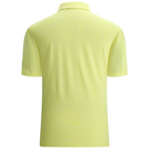 Chemise de golf pour homme sur mesure de haute qualité, col rond, manches courtes, coupe ajustée, tissu en toile, séchage rapide, anti-UV - Product Image 3