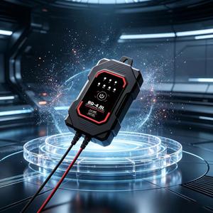 Chargeur de batterie de voiture 12V 4A à réparation par impulsions, charge rapide, pour batteries humides et sèches au plomb-acide, avec affichage numérique LCD - Product Image 1