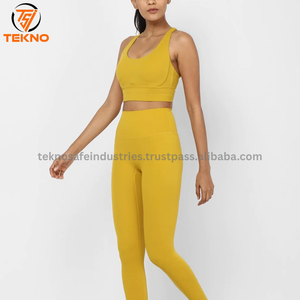 Nouveaux vêtements de sport personnalisés Ensemble de yoga pour femmes Ensembles de yoga pour l'entraînement de gymnastique dernière mode prix de haute qualité et bon marché Ensembles de yoga pour femmes - Product Image 4
