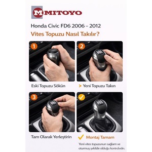 Para Honda Civic FD6 2006-2012, Perilla de Cambio de Marchas Manual de 5 Velocidades OEM, Aluminio, 54102-SNA-A02 - Product Image 1