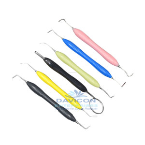 6PIECES HOT HANDLE STAINLESS STEEL <b>DENTAL</b> TOOL <b>PICK</b> SCALER SET - Product Image 3