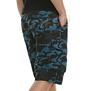 Pantalones cortos cargo de alta calidad con logotipo personalizado de verano, pantalones cortos cargo transpirables con cintura elástica para hombre - Product Image 5