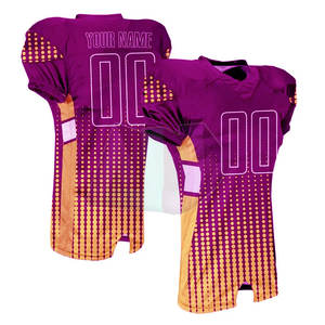 Tenue de sport respirante et flexible à manches courtes pour l'entraînement, uniforme de football américain conçu pour le confort des joueurs - Product Image 2