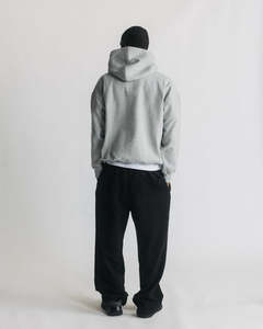 Personnalisé recadrée Vintage mode fermeture éclair jogger sweats à capuche pour hommes en détresse brodé coutures exposées bord brut sweat à capuche surdimensionné - Product Image 4