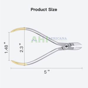 Pince manuelle professionnelle pour épingles et ligatures avec tranchants Pince orthodontique Poignée ergonomique réutilisable - Product Image 3