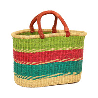 Vente en gros prix direct jonc de mer femmes sacs paniers tissés à la main herbe de mer sac de paille pour femme