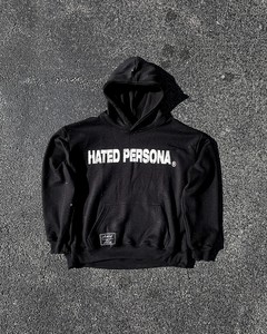 Sudadera con capucha lavada Vintage con logotipo de serigrafía personalizada de fábrica, sudadera gruesa de algodón 100% para hombre, jersey de gran tamaño con hombros caídos - Product Image 2