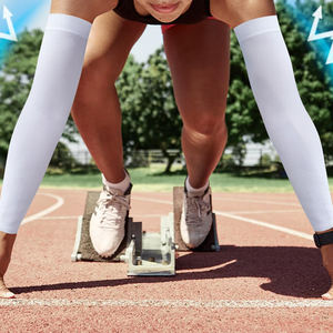 Vêtements de sport d'entraînement légers populaires Tissu respirant Protection UV à séchage rapide Caractéristiques de l'équipe personnalisée Soutien musculaire Manches de bras - Product Image 2