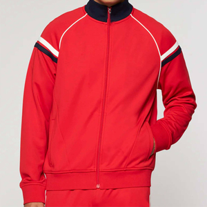 Elegante conjunto de chaqueta y pantalones de chándal: duradero, cómodo y perfecto para correr, entrenar y ropa informal - Product Image 4