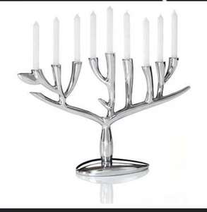 Nouvelle arrivée Menorah en métal avec finition en cuivre antique en aluminium fait à la main bougeoirs Menorah juive Religions Candélabres - Product Image 5