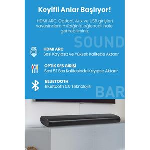 Sistema audio Bluetooth HDMI Woofer con SW-910 cablato