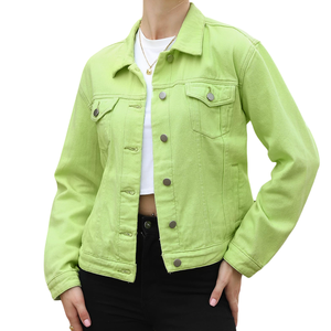 Veste en jean élégante pour femmes avec design de mode moderne, tissu respirant, tenue confortable pour toutes les occasions décontractées - Product Image 3