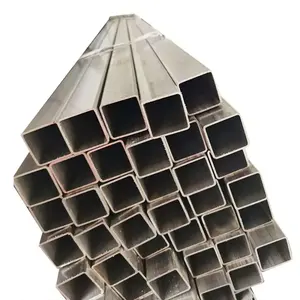 Tubes et tuyaux carrés et rectangulaires en acier galvanisé de haute qualité/carré noir de chine/section creuse en acier carré galvanisé