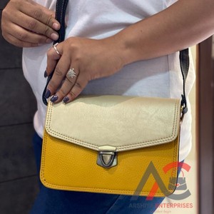 Bolso de mano de cuero puro para mujer, bandolera de Piel Reciclada, bolsos coloridos - Product Image 1
