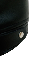 Gorra Kepi Estadounidense de la Era Civil, Estilo Confederado, 100% Cuero Genuino, Reproducción Histórica Americana