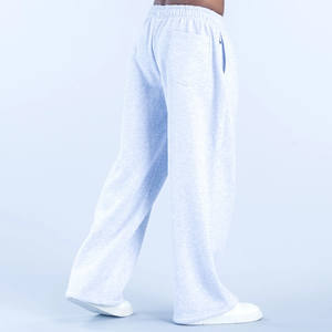 Jogging à jambe droite personnalisé de qualité supérieure pour hommes, impression personnalisée, coton lourd, gym, fitness et streetwear, pantalon de survêtement pour hommes - Product Image 4