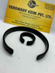 Black Finger Ring in Pure <b>Copper</b> With Etched Design & Circular Shape Fine Jewelry for Party & Wedding Gift Engagement Ring - Product Image 4