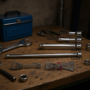 Extensiones de Conexión Cuadrada Macho y Hembra Cromadas de 1/2 Pulgada, Categoría de Producto: Conector - Product Image 3