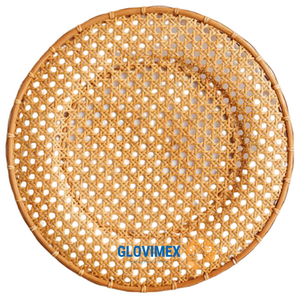 Plato de mimbre de bambú efectivo, Decoración de cocina, plato redondo, Decoración de mesa, muebles de mimbre, decoraciones para el hogar - Product Image 2