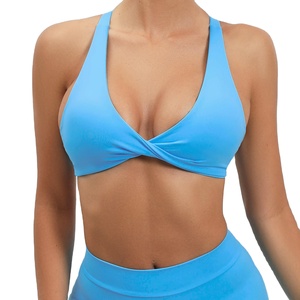 เสื้อชั้นในกีฬาสำหรับผู้หญิง ดีไซน์สวยเซ็กซี่ ระบายอากาศได้ดี ซัพพอร์ตสูง เหมาะสำหรับวิ่ง โยคะ ออกกำลังกาย รุ่น Neck Summer Sexy Running Shockproof Beautiful Back Yoga Bra Fitness Top High Support Sports Bra ผลิตโดย BS 2026 - Product Image 3