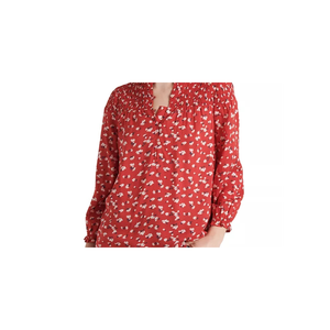 Camicetta da Donna Lucky Brand Gemma con Spalline Arricciate, Stampa Floreale in Raso e Chiffon, Stile Casual con Logo Ricamato, Taglia XL - Product Image 2