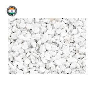 Vente en gros de copeaux de pierre de marbre blanc naturel Engrais lisse et blancheur pour les applications de gravier et de pierre concassée - Product Image 2