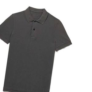 OEM personalizado al por mayor de los hombres de ajuste regular Polo camisas de algodón de talla grande de color gris Casual Polo camisas fabricante de ropa 2025 - Product Image 2