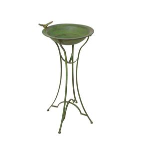 Fontaine à oiseaux de luxe en métal extérieur, fontaine à oiseaux en fonte de fer, grande taille, durable, robuste, pour la cour et la pelouse - Product Image 4